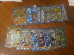 16x Chinese Pokemon TCG SR Mixed card lot assorted sets - Image 1