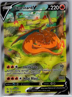 Charizard V - SWSH260 SWSH: Sword & Shield Promo Cards - Pokemon Card - NM - Image 1