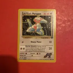 Pokemon TCG Sabrina's Porygon Gym Challenge Unlimited Common Card 98/132 - Image 1