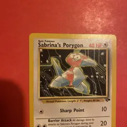 Pokemon TCG Sabrina's Porygon Gym Challenge Unlimited Common Card 98/132 - Image 2