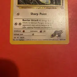 Pokemon TCG Sabrina's Porygon Gym Challenge Unlimited Common Card 98/132 - Image 3