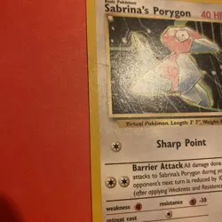 Pokemon TCG Sabrina's Porygon Gym Challenge Unlimited Common Card 98/132 - Image 4
