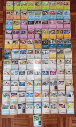 Pokemon Prismatic Evolutions - Complete Common/Uncommon/Holo Set 100/100 Cards - Image 1