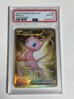 Mew EX 205/165 PSA 10 151 Pokemon Card Game - Image 1