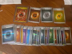 29x Chinese Pokemon TCG Holo Energy Mixed Card Lot assorted sets - Image 1