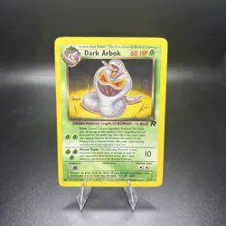 Dark Arbok 19/82 - Team Rocket Non Holo - Pokemon Card TCG Unlimited Rare NM -c - Image 1