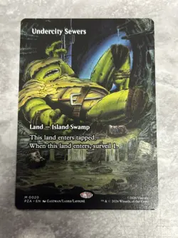 MTG Undercity Sewers (Borderless) Regular M 0020 Teenage Mutant Ninja Turtles - Image 1