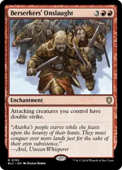 Berserkers' Onslaught - 192 - BLC - NM - Normal - Image 1