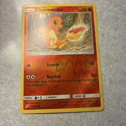 Pokemon TCG Cards Charmander 11/181 Team Up Reverse Holo NM-M - Image 1