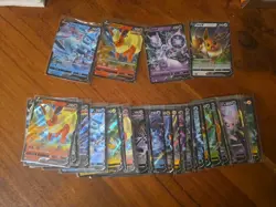 37x Chinese Pokemon TCG V RR mixed card lot assorted sets - Image 1