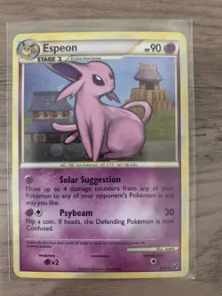 2010 Pokemon Heartgold Soulsilver Undaunted Espeon Holo Foil #2 - Image 1