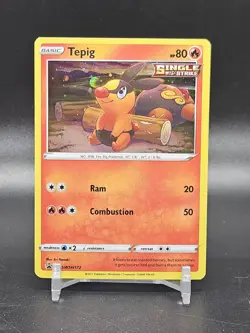 2021 POKEMON TEPIG SWSH172 SWORD & SHIELD PROMO HOLO LP - Image 1