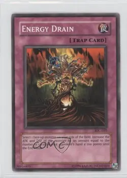 Energy Drain Unlimited YuGiOh Invasion of Chaos #IOC-055 2004 - Image 1