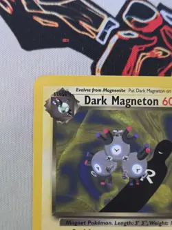 Pokemon TCG Dark Magneton 28/82 Team Rocket Unlimited Non Holo Rare WotC 2000 - Image 3