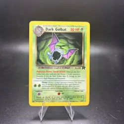 Dark Golbat 24/82 Rare Team Rocket Unlimited Pokemon NM 2000 Vintage WOTC -c - Image 1