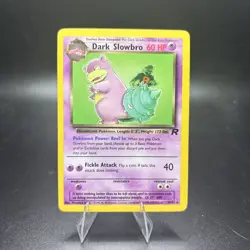 Dark Slowbro 29/82, Team Rocket, Pokemon TCG, Unlimited 2000, WOTC Vintage NM -c - Image 1
