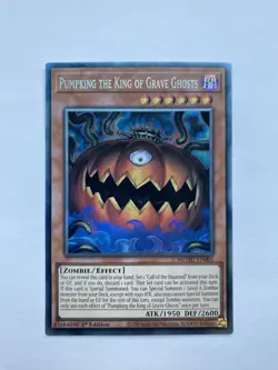 MZMU-EN001 Pumpking the King of Grave Ghosts Collector's Rare YuGiOh - Image 1