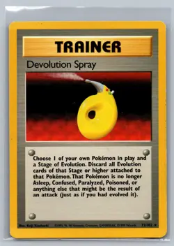 Devolution Spray Base Set #072/102 Rare Pokemon Card - Image 1