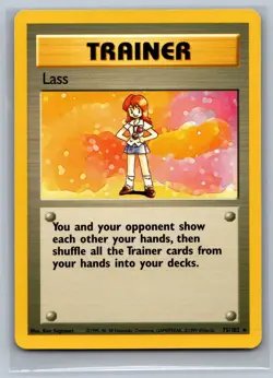 Lass Base Set #075/102 Rare Pokemon Card - Image 1