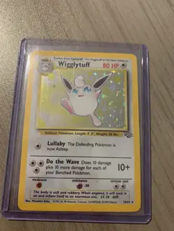 Pokemon TCG Wigglytuff Card 16/64 Holo Rare Jungle Set - Image 1