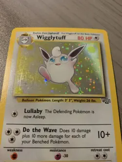 Pokemon TCG Wigglytuff Card 16/64 Holo Rare Jungle Set - Image 5