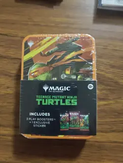 Magic: The Gathering Teenage Mutant Ninja Turtles Tin [Michelangelo] 3 Boosters - Image 1