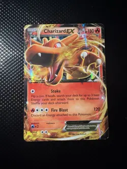Pokemon TCG Charizard EX 11/106 Flashfire Holo - Image 1