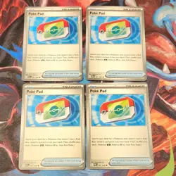 4x Pokemon TCG Perfect Order Pokepad Trainer 81/88 Poke Pad - Image 1