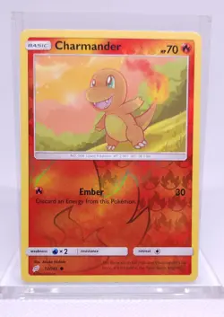 Pokemon Charmander 12/181 Sm-Team Up Reverse Holo NM - Image 1