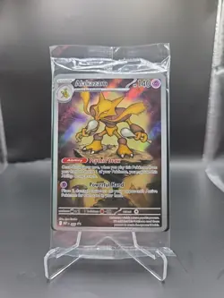 Pokemon Mega Evolutions Alakazam Sealed Promo Card - #009 - Image 1