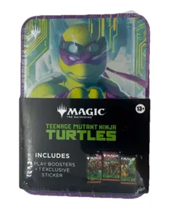 Magic: The Gathering Teenage Mutant Ninja Turtles Tin Donatello 3 Booster Packs - Image 1
