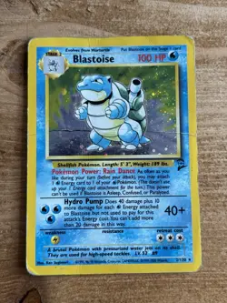 Pokemon TCG Base Set 2 Blastoise 2/130 Holo Rare - Image 1