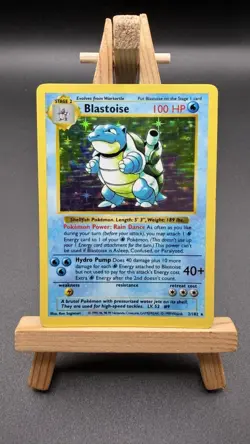 Pokemon TCG Shadowless Blastoise 2/102 Base Set Holo 1999 WOTC LP - Image 1