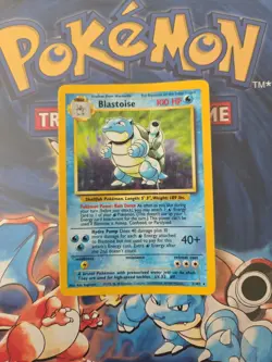 Blastoise 2/102 Holo Rare Base Set Pokemon Card LP Pokemon TCG - Image 1