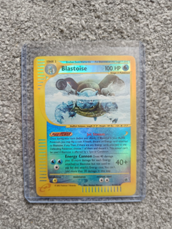 Pokemon TCG Blastoise 4/165 Expedition Base Set Reverse Holo - Image 1
