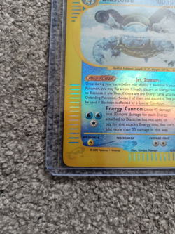 Pokemon TCG Blastoise 4/165 Expedition Base Set Reverse Holo - Image 5