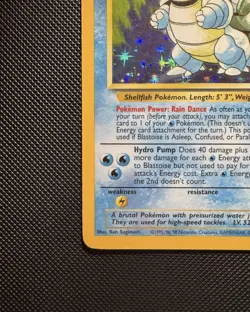 Pokemon TCG Blastoise 2/102 Holo Base Set Unlimited 1999 WOTC NM - Image 5