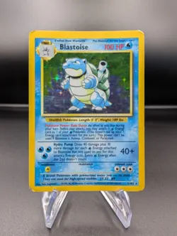 Blastoise 2/102 - Base Set Holo - Pokemon TCG WOTC - HP - Image 1