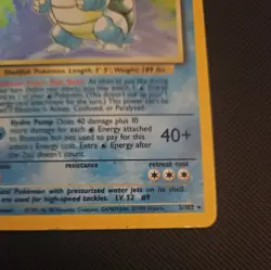 Blastoise 2/102 Pokemon Card TCG Base Set Unlimited Holo MP - Image 5
