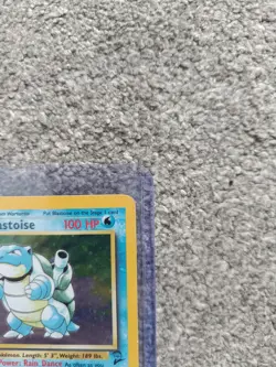 Pokemon TCG Blastoise 2/130 Base Set 2 Holo - Image 3