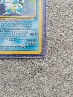 Pokemon TCG Blastoise 2/130 Base Set 2 Holo - Image 4