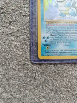 Pokemon TCG Blastoise 2/130 Base Set 2 Holo - Image 5