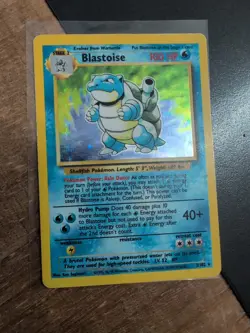 Pokemon TCG - Blastoise 2/102 Base Set Holo - Image 1