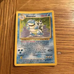 Pokemon TCG Blastoise 002/102 Base Set 2 Holo 1999 WOTC Unlimited. LP - Image 2