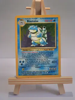 Blastoise 2/102 Pokemon Card TCG Base set unlimited Holo - Image 1