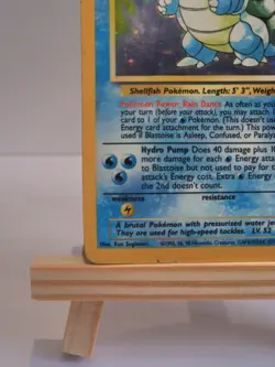 Blastoise 2/102 Pokemon Card TCG Base set unlimited Holo - Image 5