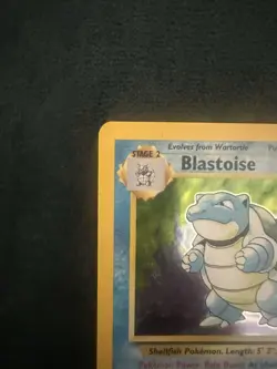 Pokemon TCG Blastoise Base Set Holo 2/102 Rare Vintage WOTC Unlimited - LP/NM - Image 4