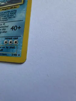 💧 Pokemon TCG Blastoise Base Set Holo 2/102 Unlimited Rare Excellent ✨ - Image 5