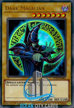 Yugioh Dark Magician Ultra Rare 1st Edition BACH 25TH-EN001 - Image 1
