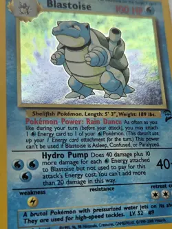 Blastoise 2/102 Base Set Holo Rare 1999 Pokemon TCG - Image 2
